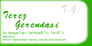 terez gerendasi business card